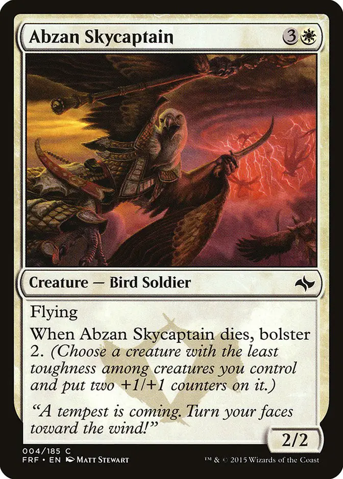 Abzan Skycaptain (Fate Reforged)