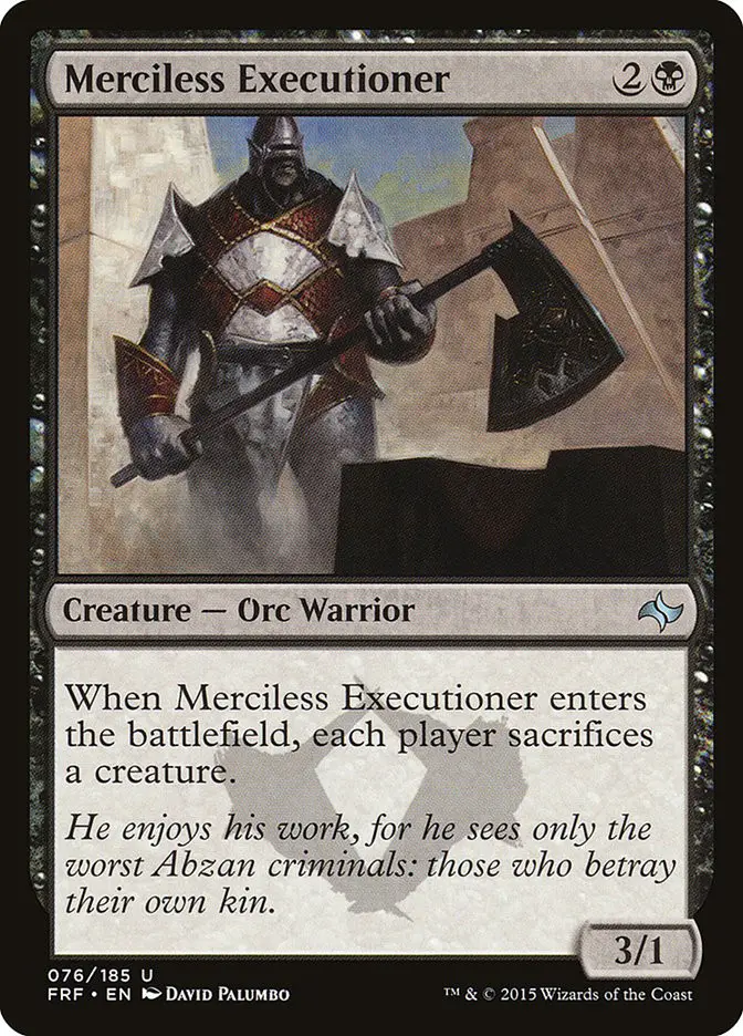 Merciless Executioner (Fate Reforged)