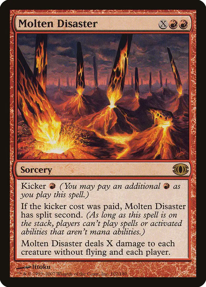 Molten Disaster (Future Sight)