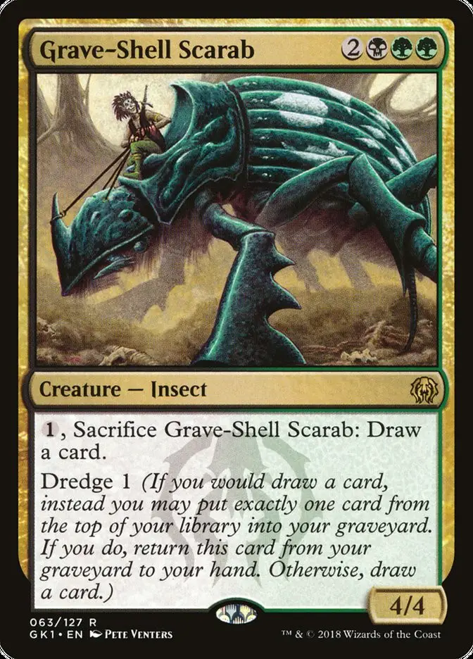 Grave Shell Scarab (GRN Guild Kit)