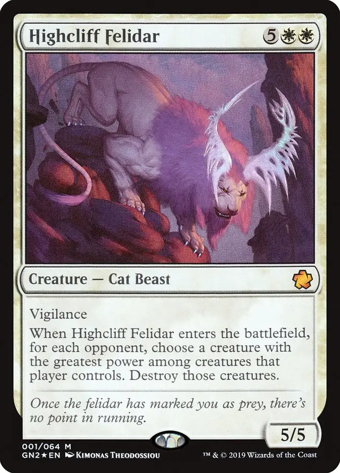 Highcliff Felidar (Game Night 2019)