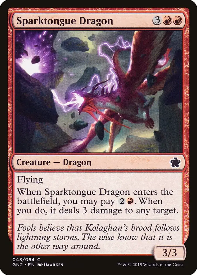 Sparktongue Dragon (Game Night 2019)