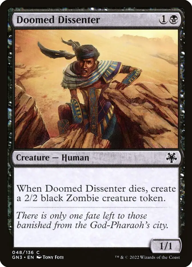 Doomed Dissenter (Game Night: Free-for-All)