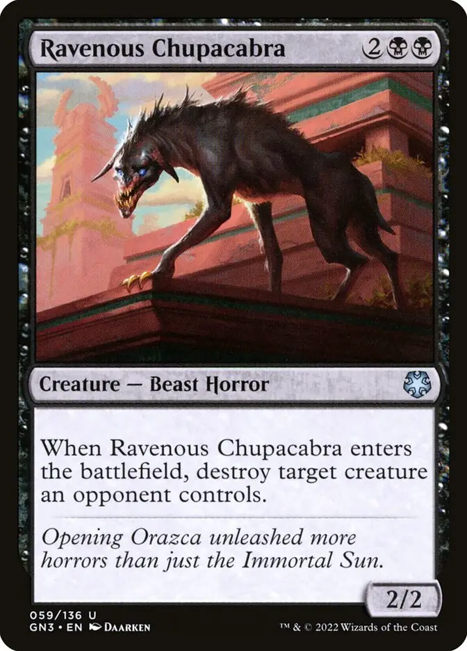 Ravenous Chupacabra (Game Night: Free-for-All)