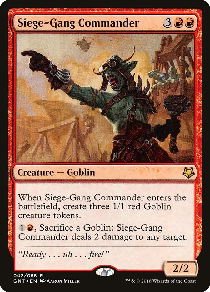 Siege Gang Commander (Game Night)