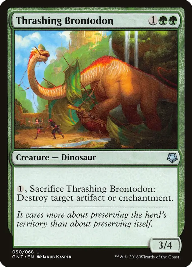 Thrashing Brontodon (Game Night)
