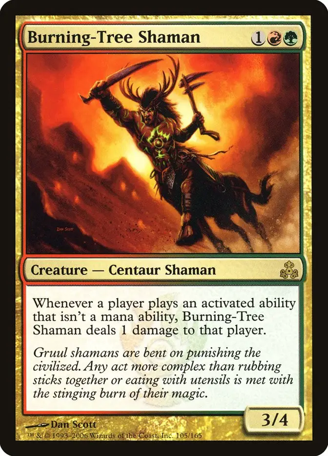 Burning Tree Shaman (Guildpact)