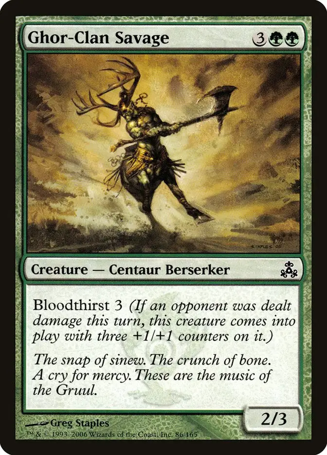 Ghor Clan Savage (Guildpact)