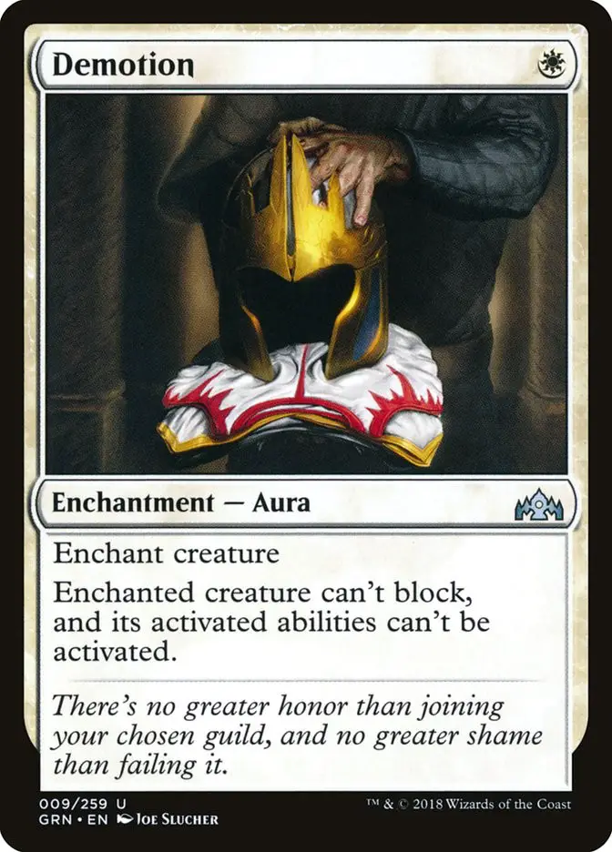 Demotion (Guilds of Ravnica)