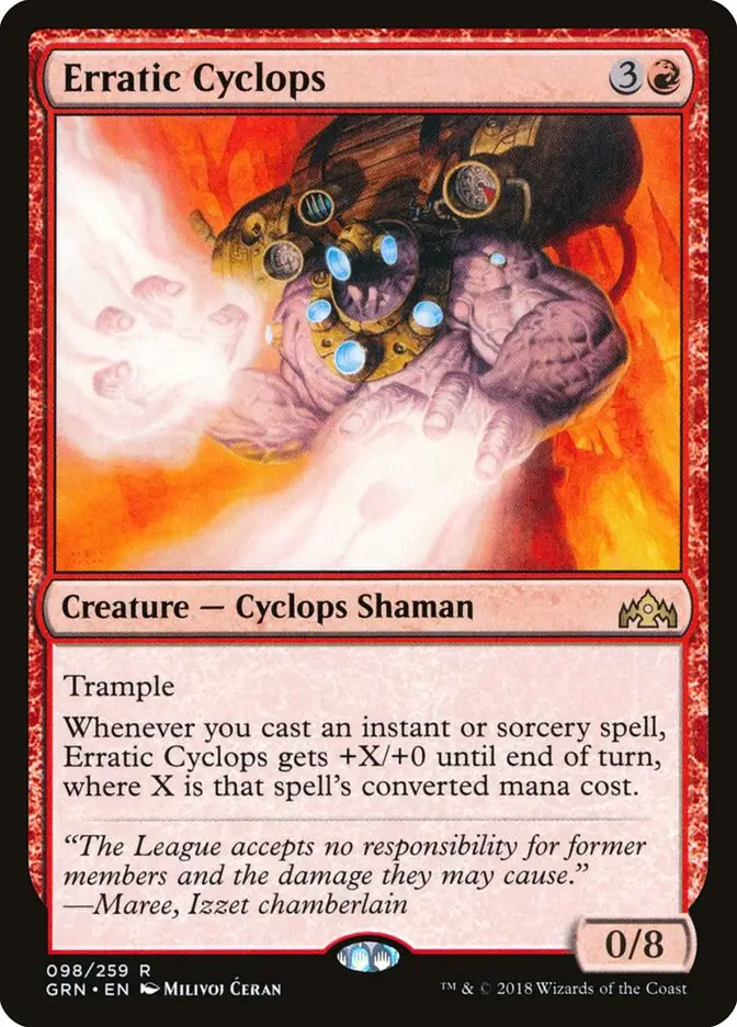 Erratic Cyclops (Guilds of Ravnica)