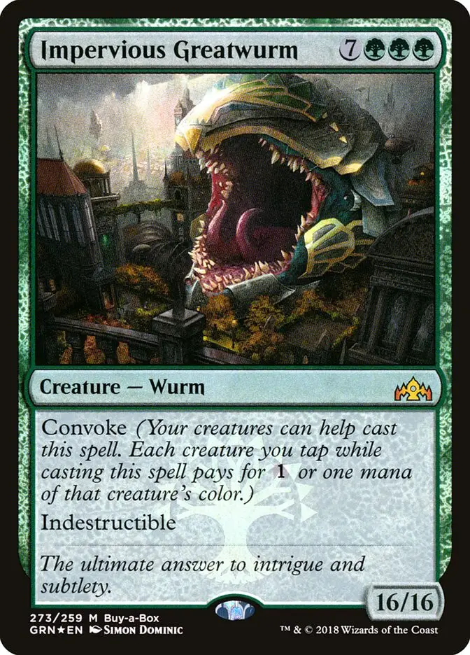 Impervious Greatwurm (Guilds of Ravnica)