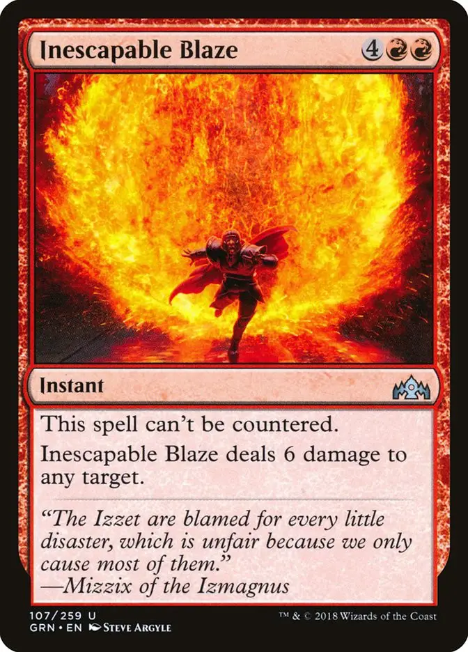 Inescapable Blaze (Guilds of Ravnica)