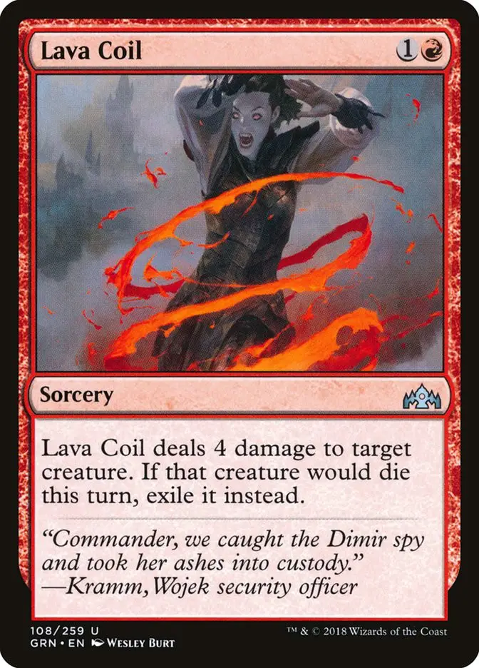Lava Coil (Guilds of Ravnica)