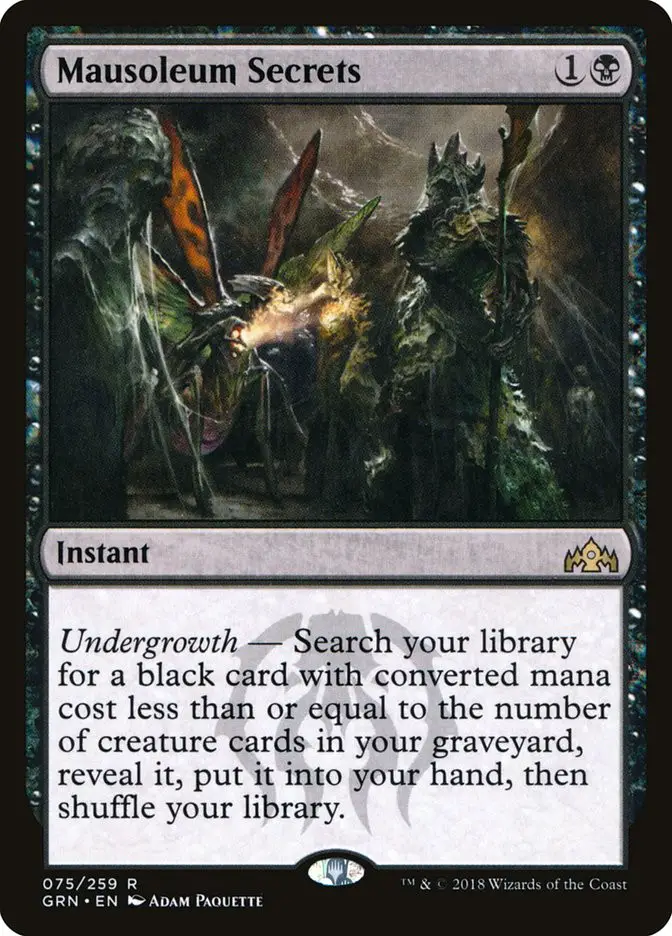 Mausoleum Secrets (Guilds of Ravnica)