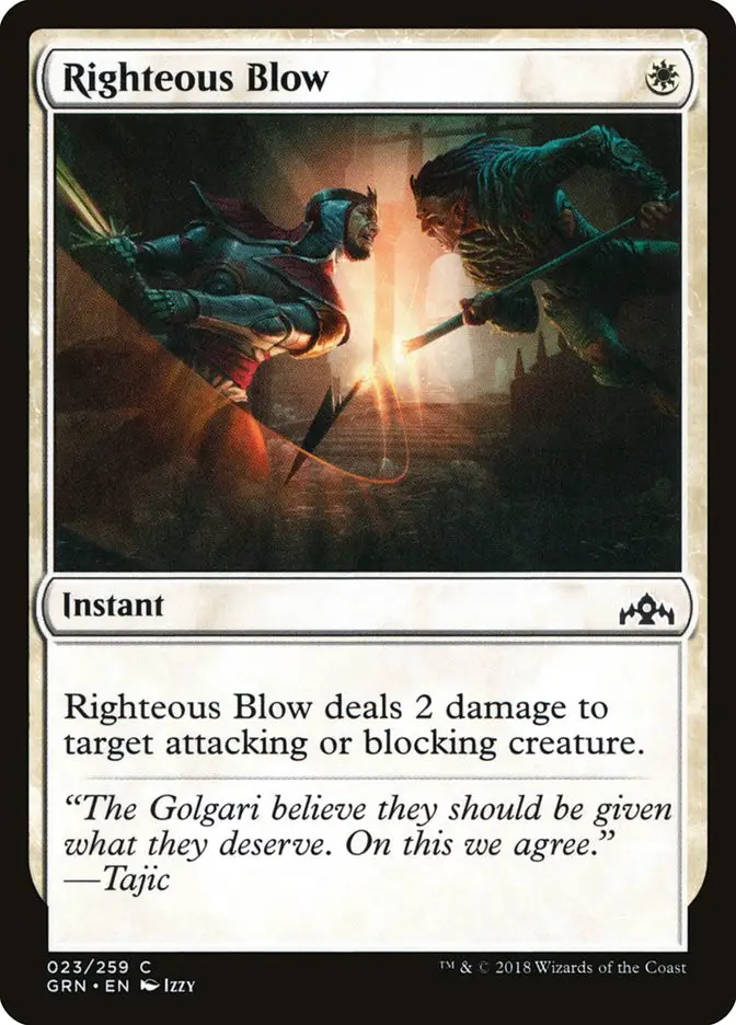 Righteous Blow (Guilds of Ravnica)