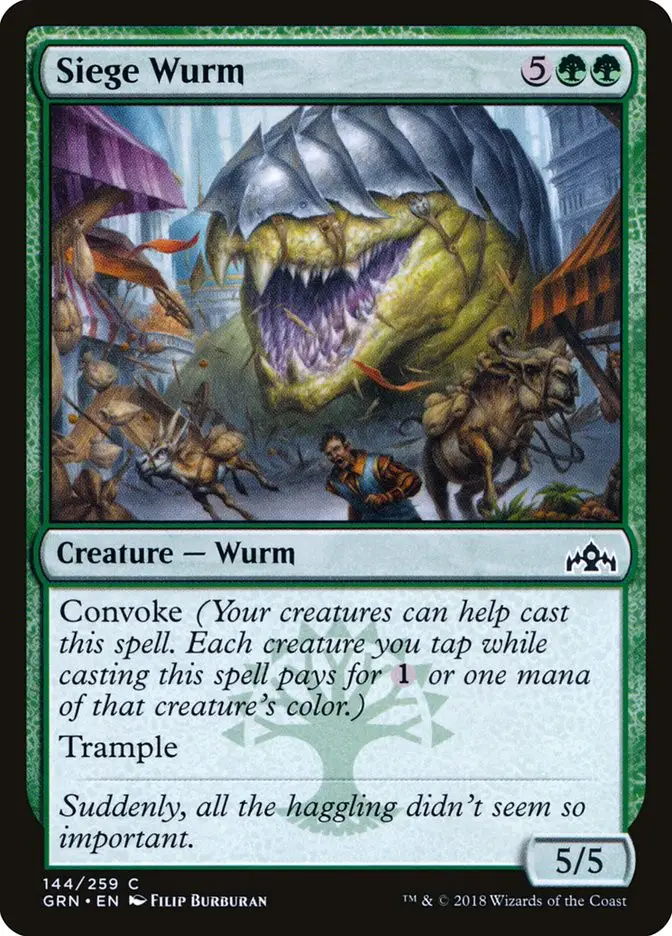 Siege Wurm (Guilds of Ravnica)
