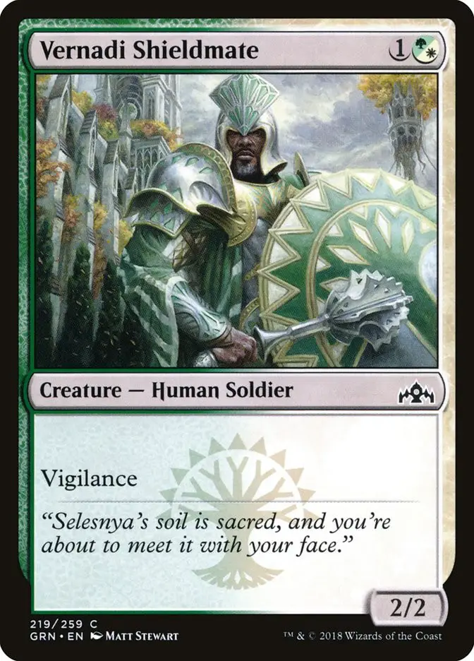 Vernadi Shieldmate (Guilds of Ravnica)