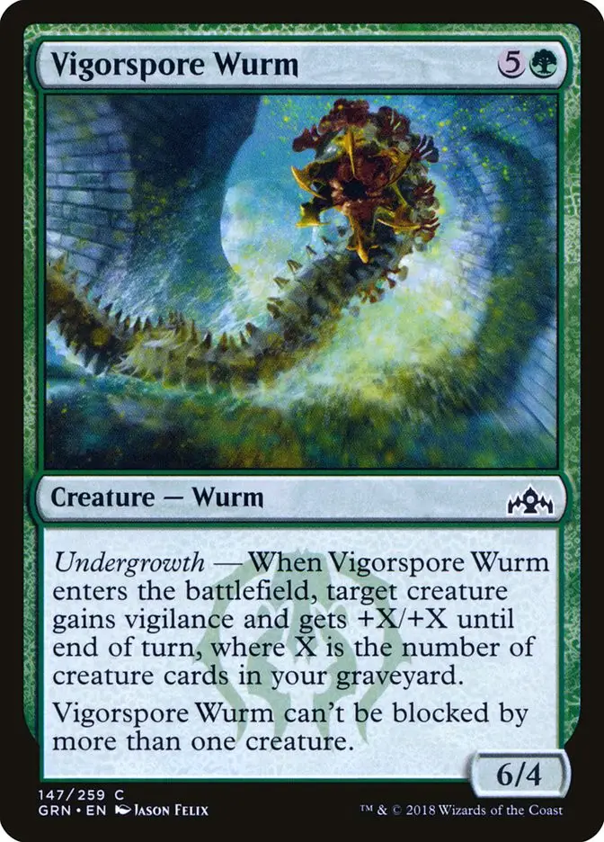 Vigorspore Wurm (Guilds of Ravnica)