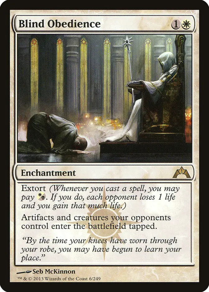 Blind Obedience (Gatecrash)