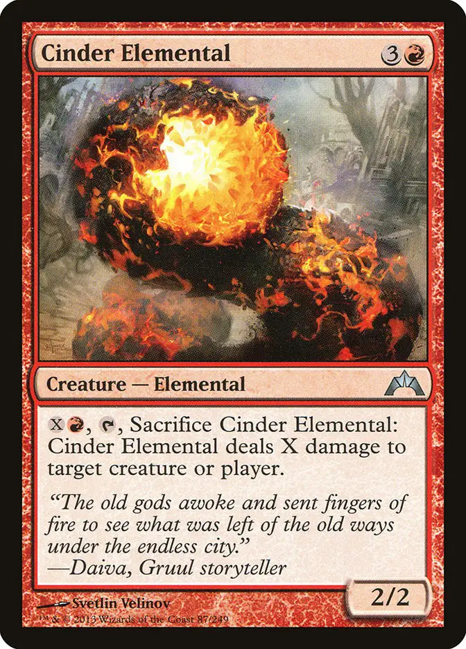 Cinder Elemental (Gatecrash)