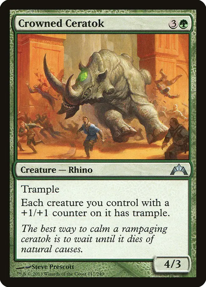 Crowned Ceratok (Gatecrash)