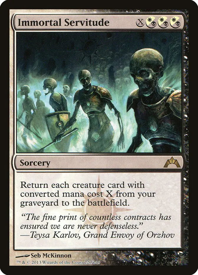Immortal Servitude (Gatecrash)