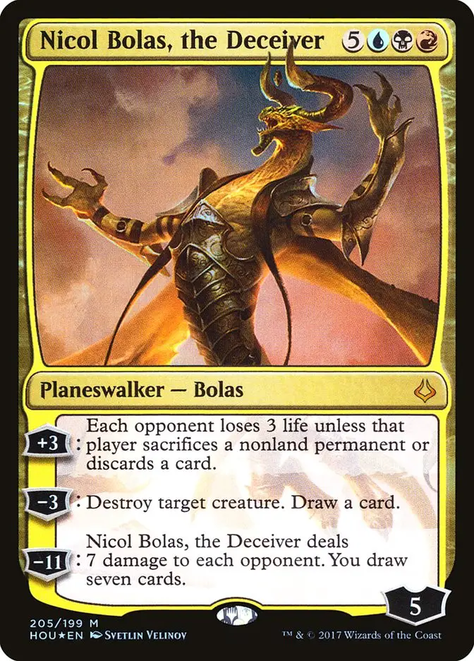 Nicol Bolas  the Deceiver (Hour of Devastation)
