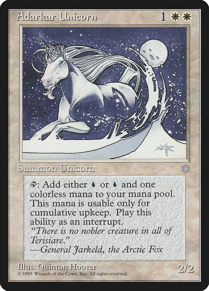 Adarkar Unicorn (Ice Age)