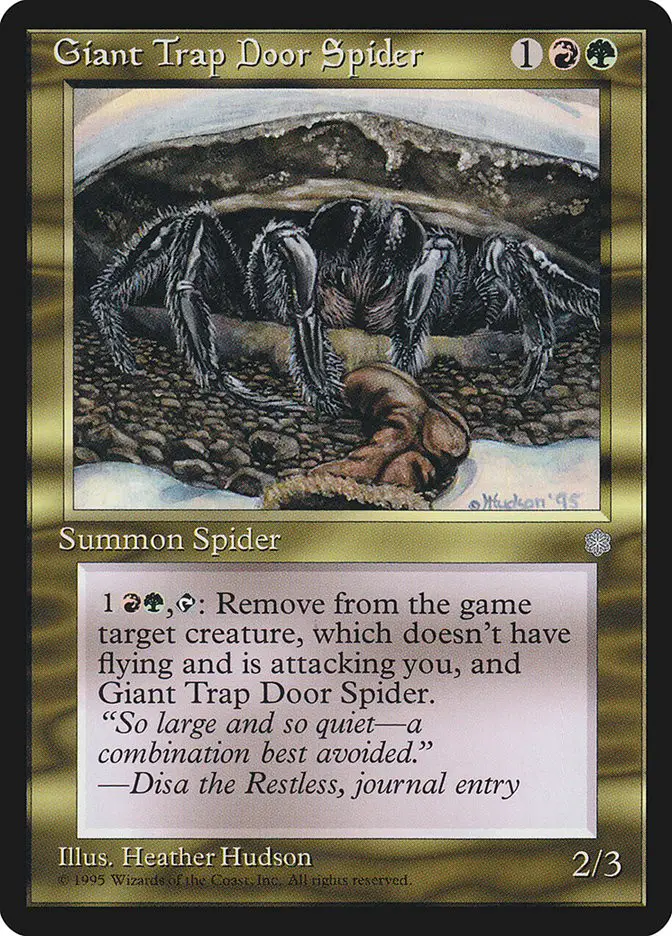 Giant Trap Door Spider (Ice Age)