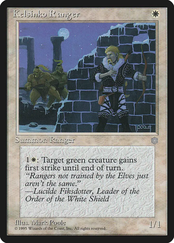 Kelsinko Ranger (Ice Age)