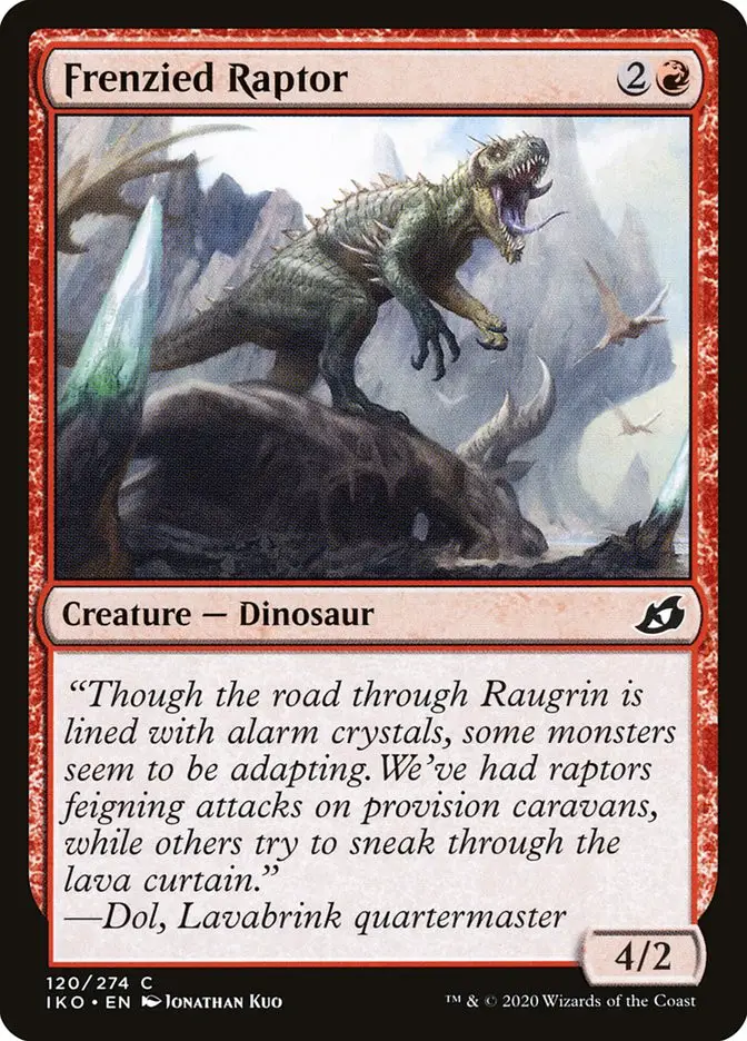 Frenzied Raptor (Ikoria: Lair of Behemoths)