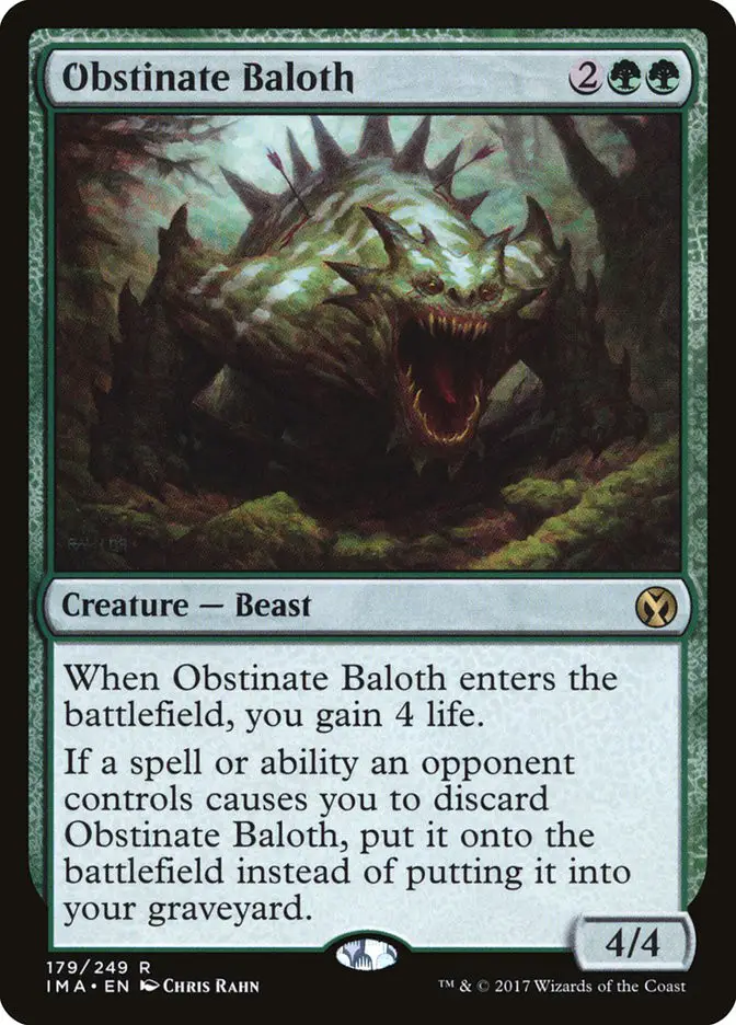 Obstinate Baloth (Iconic Masters)