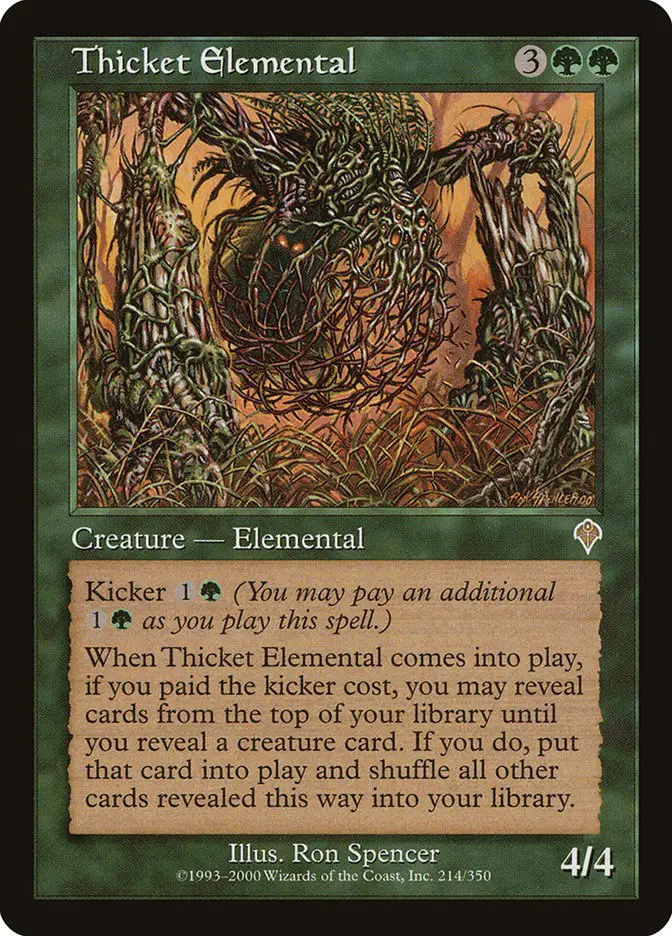 Thicket Elemental (Invasion)