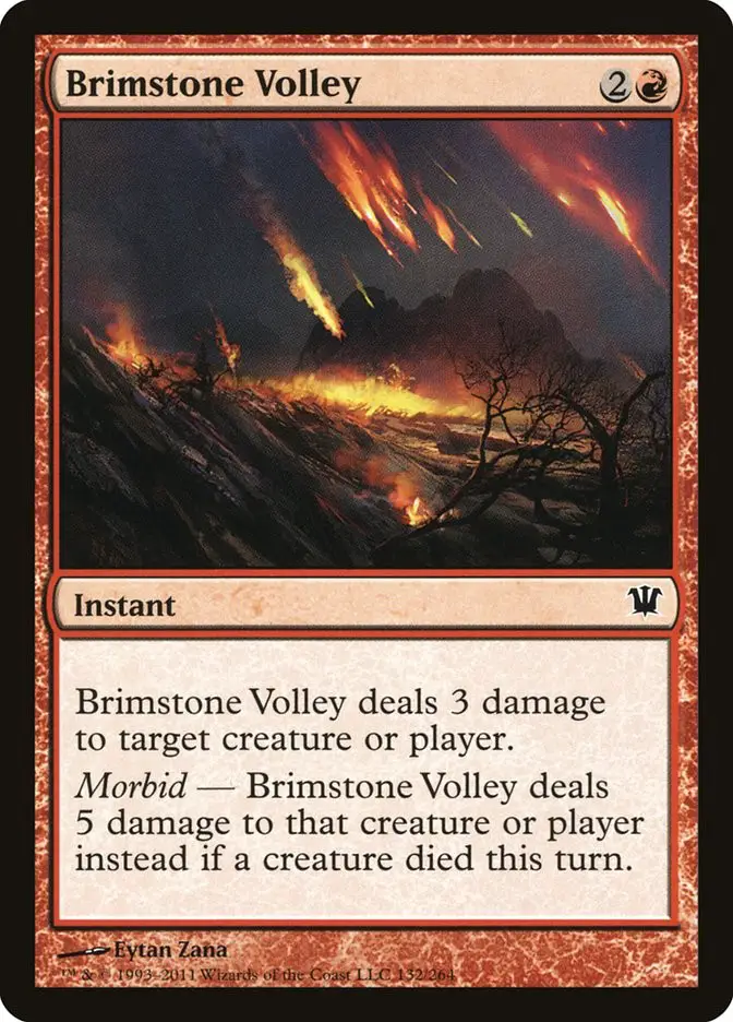 Brimstone Volley (Innistrad)