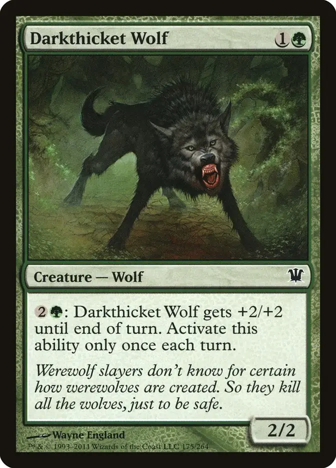 Darkthicket Wolf (Innistrad)