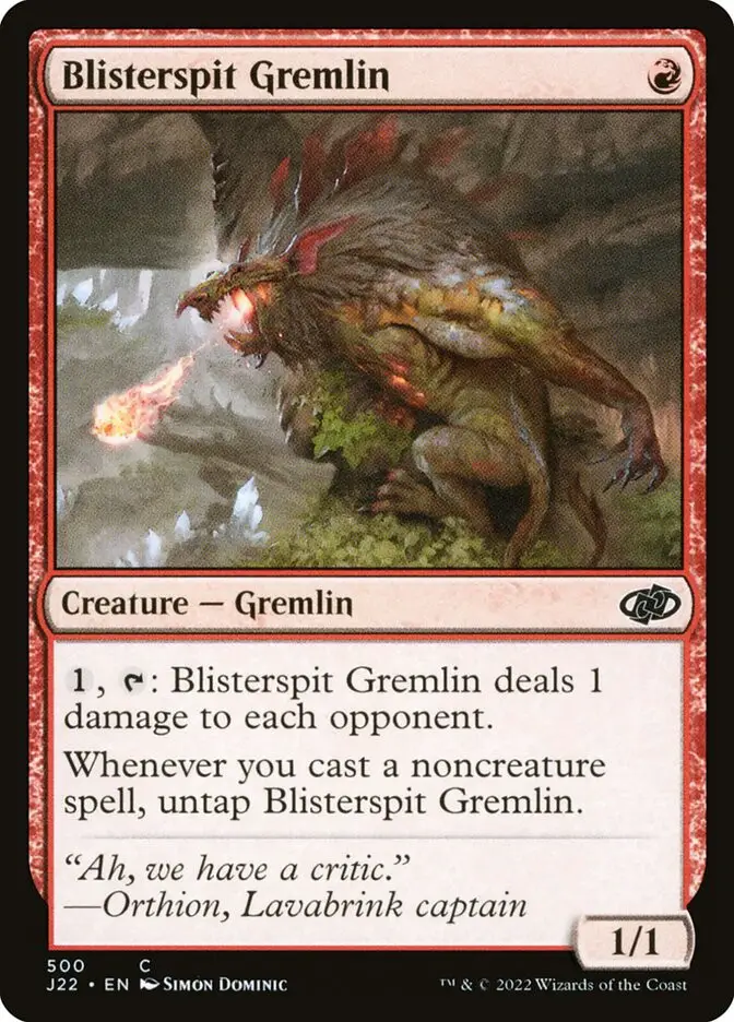 Blisterspit Gremlin (Jumpstart 2022)