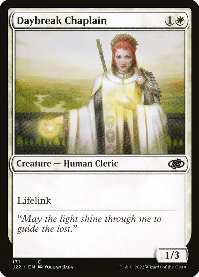 Daybreak Chaplain (Jumpstart 2022)