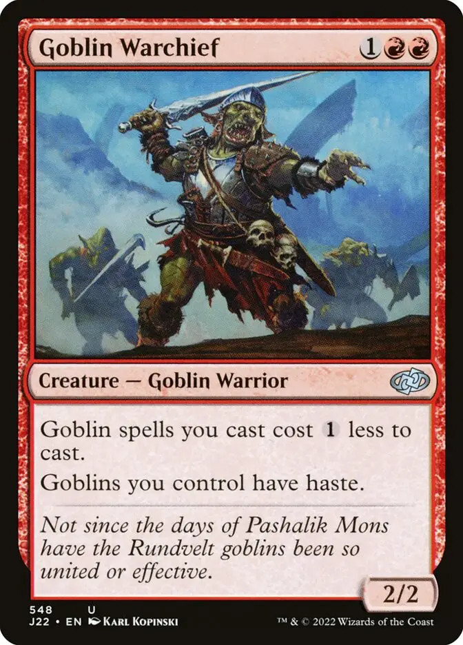 Goblin Warchief (Jumpstart 2022)