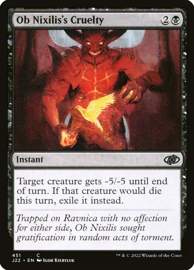 Ob Nixilis s Cruelty (Jumpstart 2022)