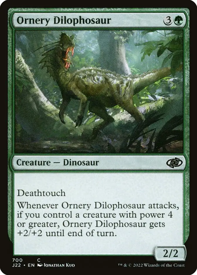 Ornery Dilophosaur (Jumpstart 2022)