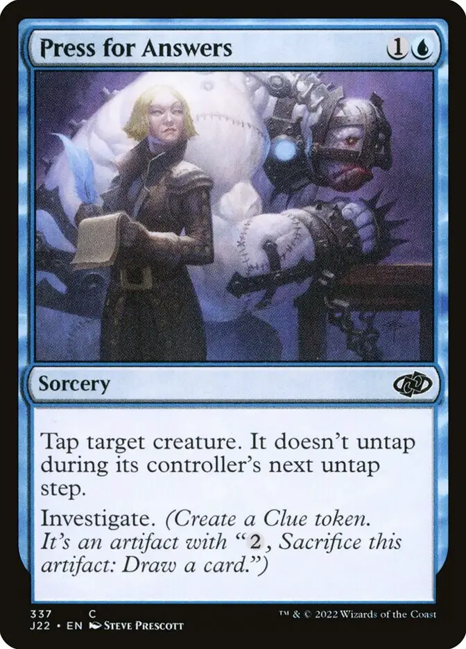 Press for Answers (Jumpstart 2022)