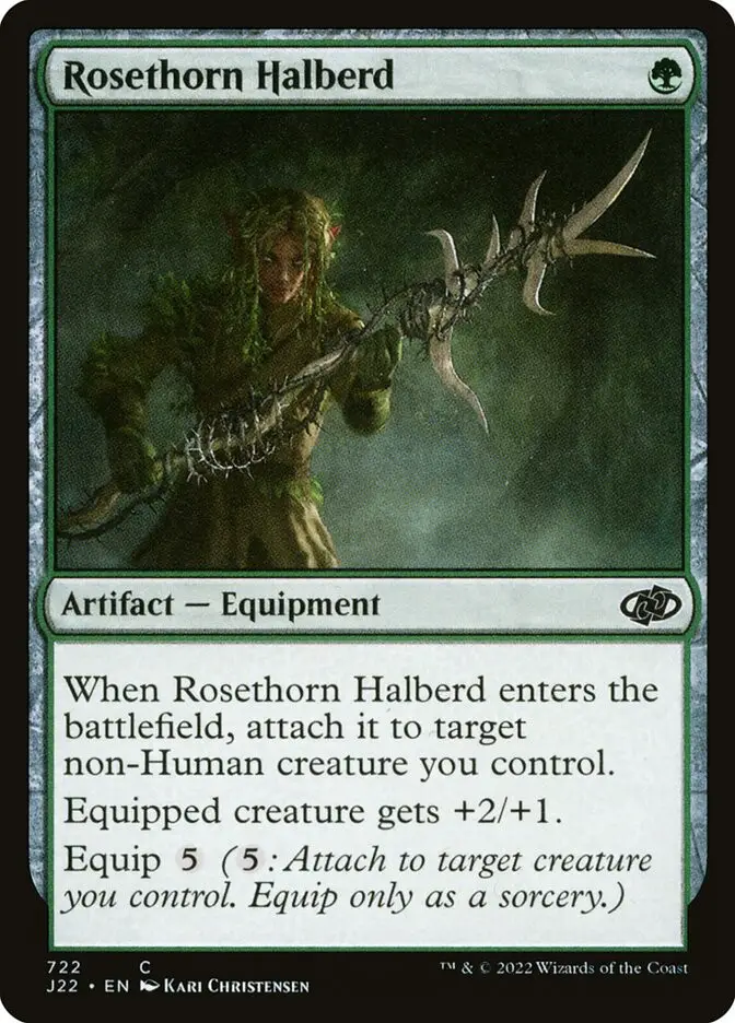 Rosethorn Halberd (Jumpstart 2022)