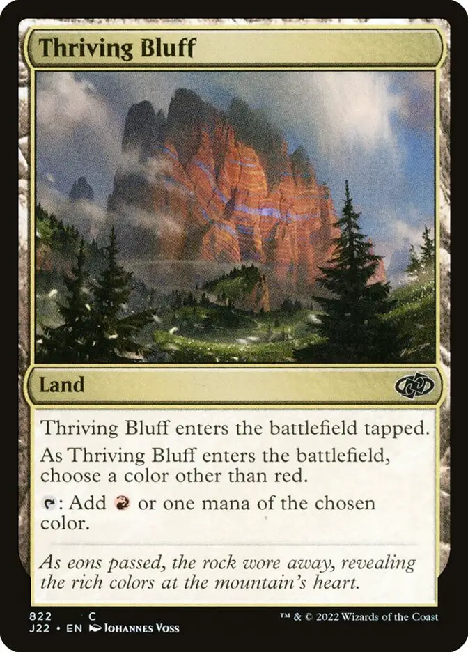 Thriving Bluff (Jumpstart 2022)