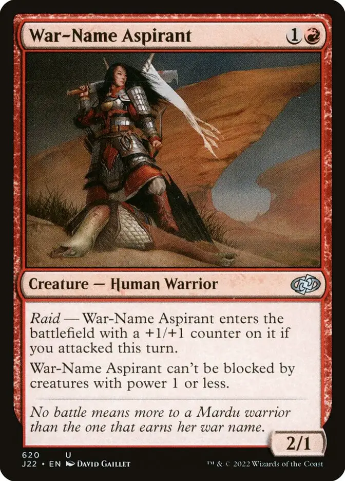 War Name Aspirant (Jumpstart 2022)