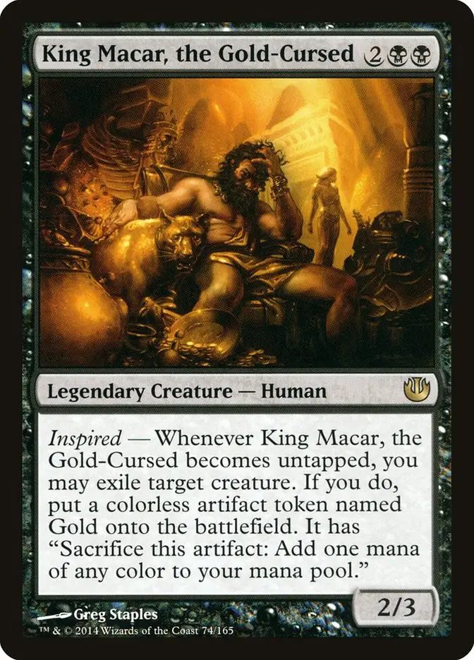 King Macar  the Gold Cursed (Journey into Nyx)