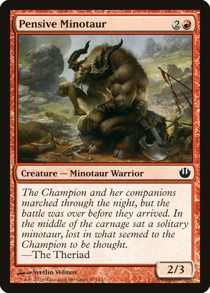 Pensive Minotaur (Journey into Nyx)