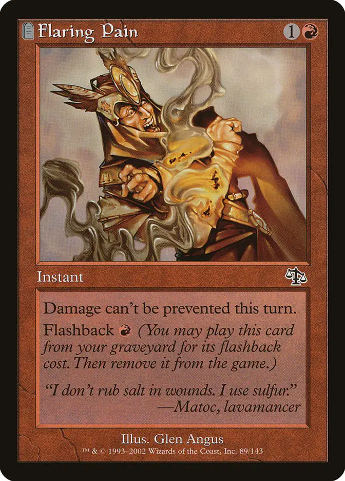 Flaring Pain (Judgment)