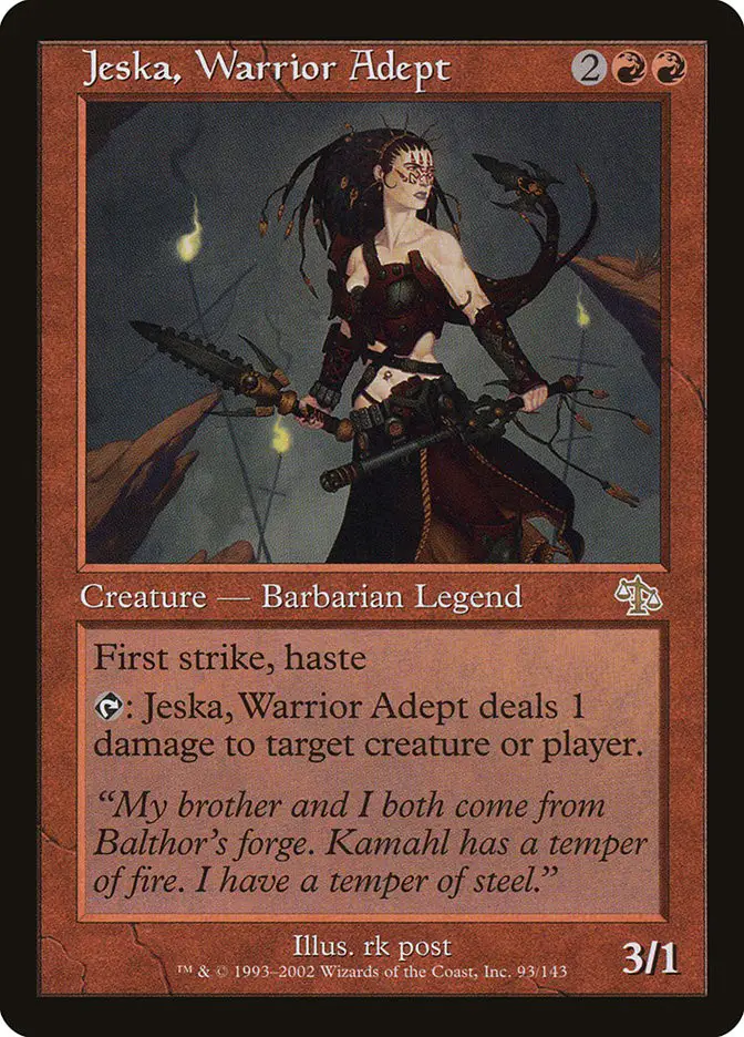 Jeska  Warrior Adept (Judgment)