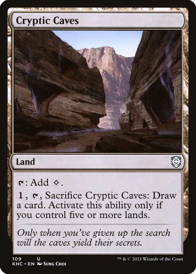 Cryptic Caves (Kaldheim Commander)