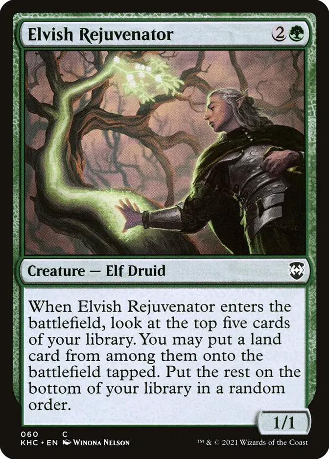 Elvish Rejuvenator (Kaldheim Commander)